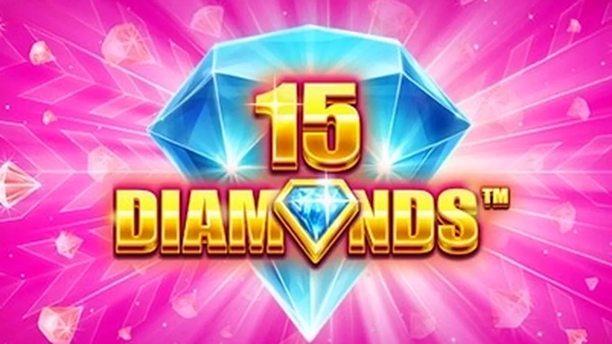 Tampilan antarmuka permainan slot 15 Diamonds di layar perangkat
