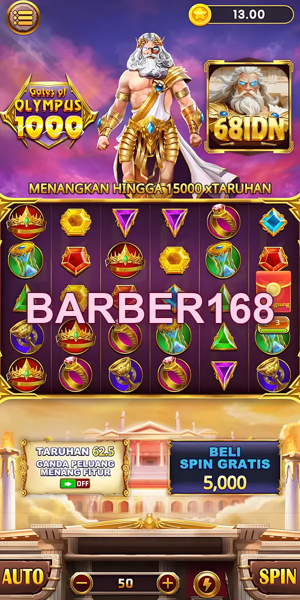 BARBER168 Masuk